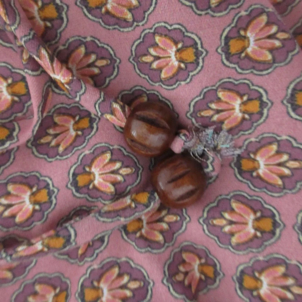 Three Bird Nest Pink and Brown Wide Leg Pants - Picture 13 of 14